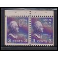 807 3c Thomas Jefferson Fine MNH BPS Hor Pair K...