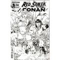 RED SONJA CONAN ISSUE ONE ( Dynamite ) B & W va...