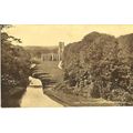Yorkshire FOUNTAINS ABBEY Postcard (Photochrom ...