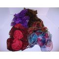 Vintage Lot of 12 Big Bow Hair Clips In Origina...