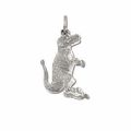 925 Sterling Silver 3-D Allosaur Pendant
