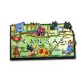 Kansas The Sunflower State Artwood Jumbo Fridge...