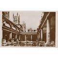Real photograph postcard #15 Roman Baths, Bath....