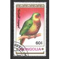 MONGOLIA 1990 PARROTS 60M KAKAPO SG 2158 FINE U...