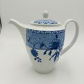 Wedgwood Coffee Pot Mikado Blue and White Porce...