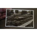 1954 Wardell real photo Postcard -Sunken Garden...