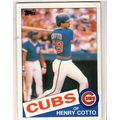 1985 Topps Baseball rookie card 267 Henry Cotto...