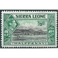 Sierra Leone 1938 SG158 1/2d Black & Blue-Green...