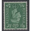 Sg485wi 1/2d Pale Green wmk inverted lightly m/...