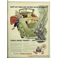 TEXACO 1943 gas oil WW2 WWII ration gasoline vi...