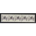 2124 4.9c Buckboard Very Fine MNH Dry Gum PNC 3...