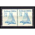 2134 14c Iceboat Very Fine MNH Dry Gum CNP Left...