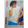 1987 Patons 3005 crew neck slipover, fashion sp...