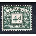 Sg D15 4d dull grey green postage due wmk block...