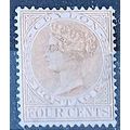 Ceylon 1899 SG258 4c Yellow Wmk Crown CC Mounte...