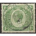 Kenya & Uganda 1922 SG87 1/- Green Fine Used . .