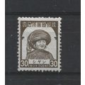 Burma.J104 30c Shan Woman (Olive-Brown).Mounted...