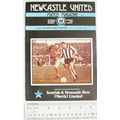 1981 programme Newcastle United v. Queens Park ...