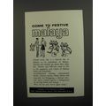 1962 Malaya Tourism Ad - Come to festive Malaya
