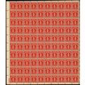 J79, Mint NH 1/2¢ Full Sheet of 100 Postage Due...