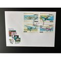 Guinée 2008 FDC Mi. 6331/4 surchargé Avions tra...