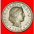 Ⰶ LIBERTY (1881-2025): SWITZERLAND★20 RAPPEN 19...