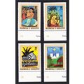 Samoa Christmas Paintings 4v with Bottom Margin...