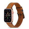 Sewing Matte Leather Watchband for Apple Watch ...