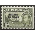 Tristan Da Cunha 1952 SG8 8d Olive-Green Mounte...