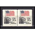 1895a 20c U.S. Flag Fine MNH SG CNP Left 10 PA0247