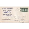 United States 1955 Welcome to Norfolk CAPT TONO...