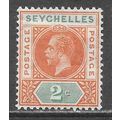 SEYCHELLES 1912 KG5 2c MINT MH SG21 21 SG