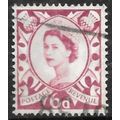 1958-67 Scotland Definitive - SG S3 6d Queen El...