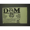 1914 Draper-Maynard D&M Football Goods Ad