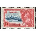 Dominica 1935 Silver Jubilee 1d Deep Blue and C...