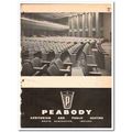 PEABODY SEATING COMPANY 1964 Auditorium public ...