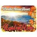Paradise Stream Resort Land of Love Fridge Magnet