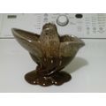 Drip ware brown planter vase high gloss very nice