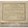1918 Deposit Receipt £900 San Antonio Land & Ir...