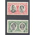 Southern Rhodesia Scott 65/66 - SG62/63, 1947 R...