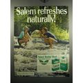 1972 Salem Cigarettes Ad - Salem refreshes naturally