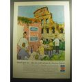 1958 American Express Travelers Cheques Ad - Travel's pure fun