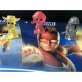 3 Rare woody,mandalorian,captain Marvel Ooshies...