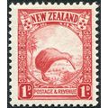 New Zealand 1935 1d red Die I Perf 14x13½ SG557...