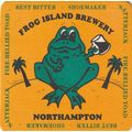BEER MAT - FROG ISLAND BREWERY - CASK CONDITION...
