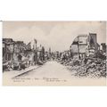 La Rue Au Beurre War Damage 1914 - 1916 Postcar...