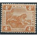 Federated Malay States 1926 SG60 4c Orange Moun...