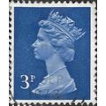 GB, Queen Elizabeth Machin, ultramarine 1971, 3...