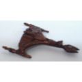 STAR TREK ' MICRO MACHINES' BRONZE KLINGON CRUI...