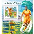 SIERRA LEONE 2015 SHEET MNH AFRICA CUP NATIONS ...